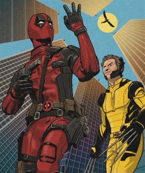 New Promotional Art Of Deadpool And Wolverine From Total Film R Xmen