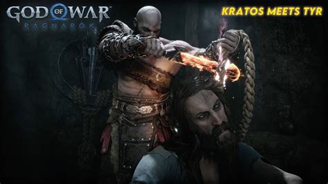 God Of War Ragnarok Kratos Atreus Meet Tyr The Norse God Of War