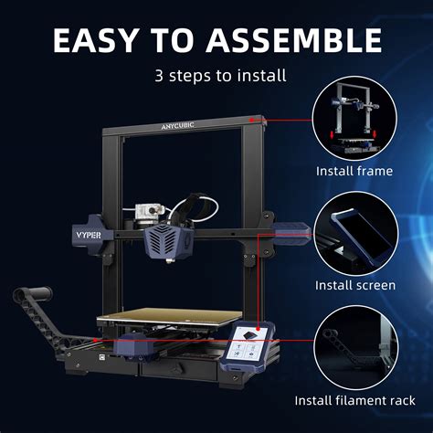 Buy Anycubic Vyper D Printer Auto Bed Leveling Th Gen Upgrade Fdm