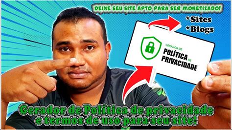 COMO CRIAR UMA PAGINA DE POLITICA DE PRIVACIDADE PARA SEU SITE DE