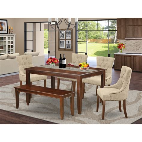 HomeStock Retro Relaxation 6Pc Dining Set Includes A Rectangle Dinette