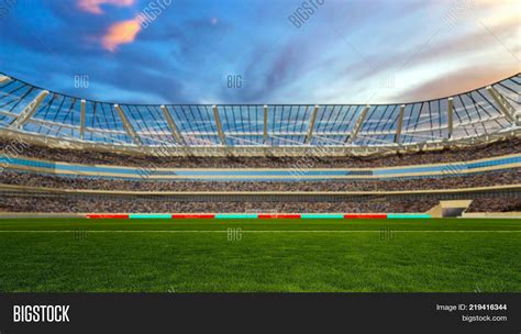 Full Soccer Stadium D Image Photo Free Trial Bigstock