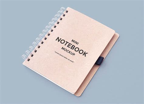 Free Clean Notebook Mockup (PSD)