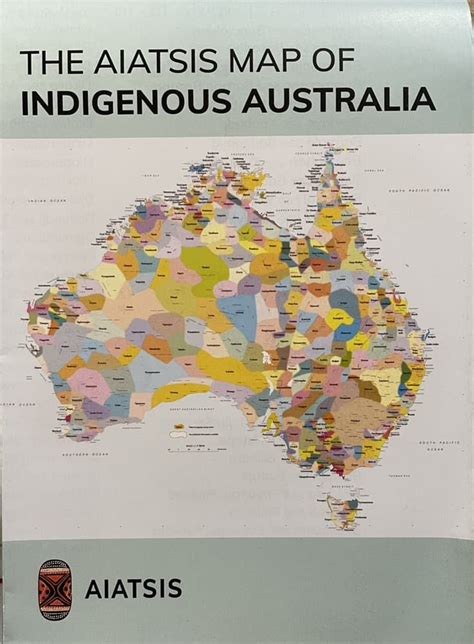 The AIATSIS Map of Indigenous Australia - Folded | Australian maps, Map ...