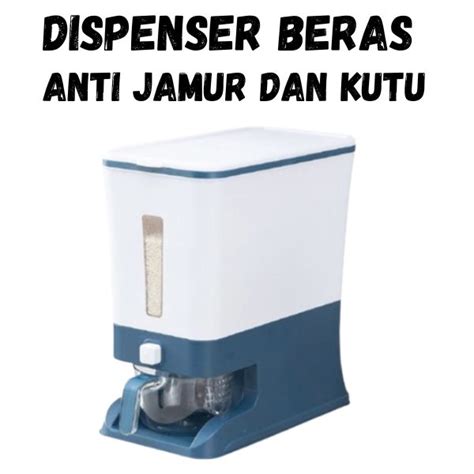 RICE BOX MODERN Dispenser Beras PINK Dispenser Box Higienis 12