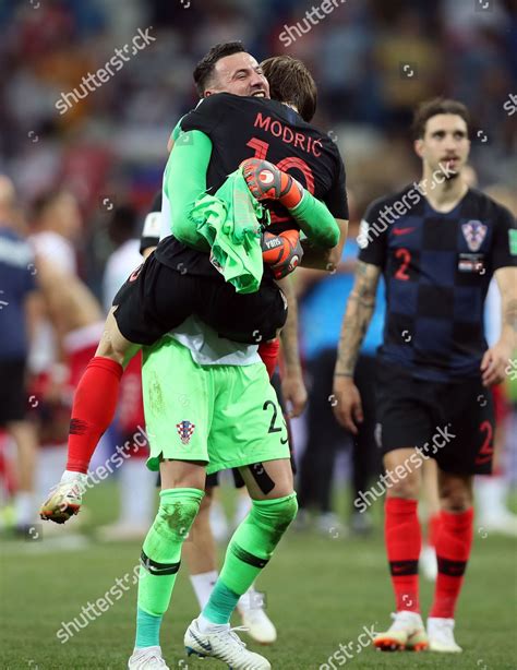 Luka Modric Croatia Goalkeeper Danijel Subasic Editorial Stock Photo