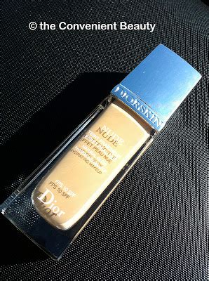 The Convenient Beauty Review Diorskin Nude Natural Glow Hydrating Foundation Spf