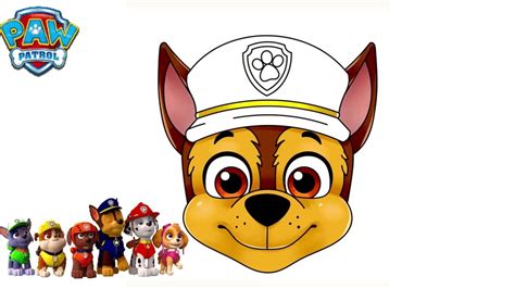Щенячий Патруль Гонщик Paw Patrol Drawing and Coloring for Kids - YouTube