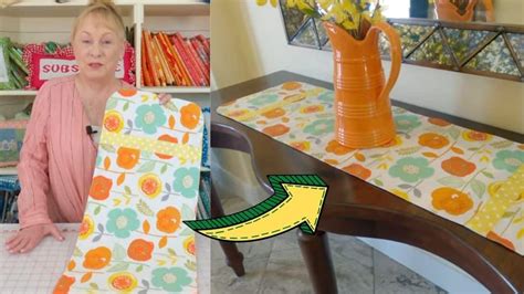 Easy Spring Table Runner Sewing Tutorial