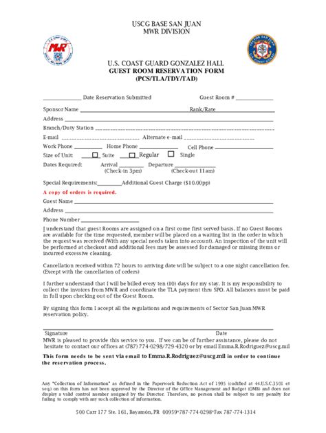 Fillable Online Uscg Base San Juan Fax Email Print Pdffiller