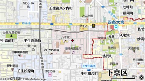 京都府京都市中京区壬生賀陽御所町 郵便番号 〒604 8811：マピオン郵便番号