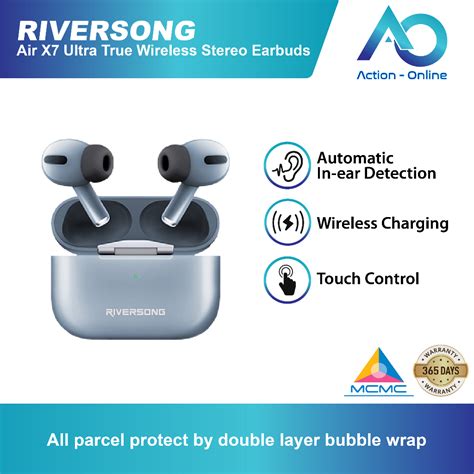 Ready Stock Riversong Air X Ultra True Wireless Stereo Earbuds