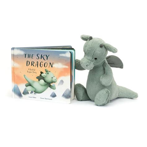 Jellycat The Sky Dragon Book Curtain Call