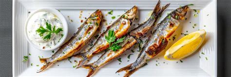 Deep Fried Small Sardines Roasted Rainbow Smelt Closeup Sea Fish Beer