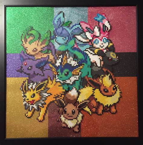 Eeveelution Perler Bead Design By Amber Lynn On Deviantart