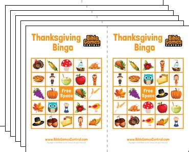 Thanksgiving Bingo | Free Printable Thanksgiving Bingo Cards