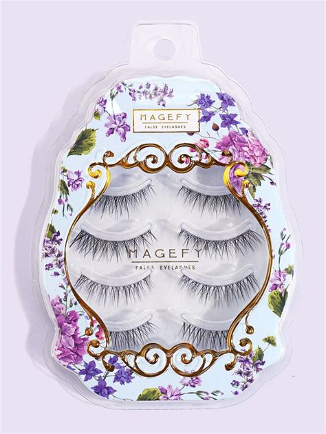 Black Full Strip Lashes Embellished Beauty Tools Natural False