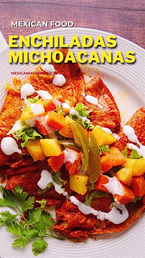 Authentic Enchiladas Michoacanas Mexican Red Enchiladas In 2024