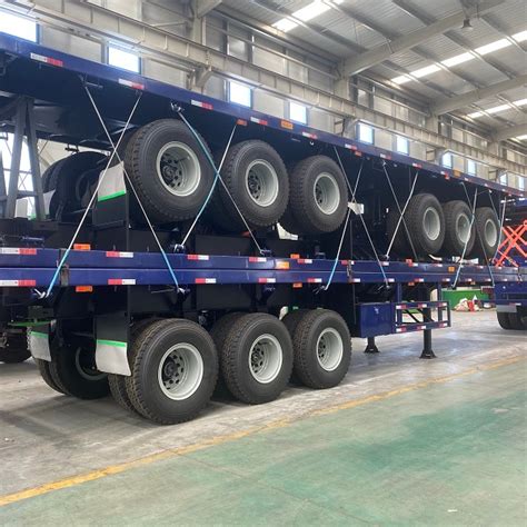 Vehicle Master Axles Ton Ft Flatbed Flat Bed Container Truck