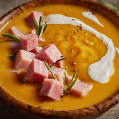 Butternut Squash & Ham Soup