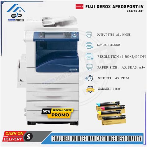 Jual Mesin Fotocopy Fuji Xerox Apeosport V C4475 C4475n C4475dn A3