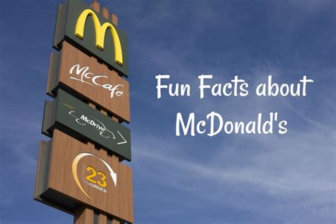 Mcdonalds Day Fun Facts And History Of Mcdonalds Fast Food