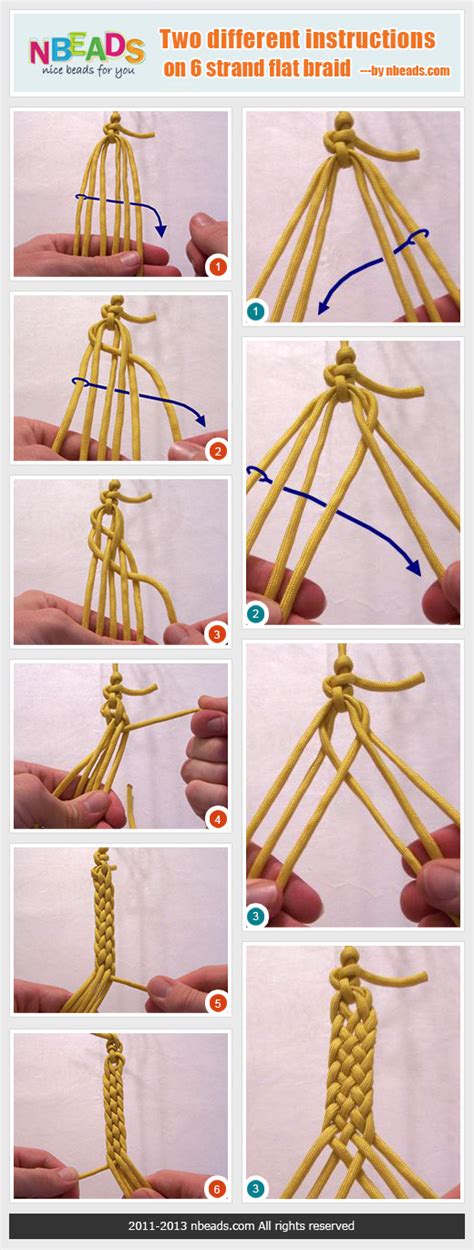 Two Different Instructions On Strand Flat Braid Nbeads