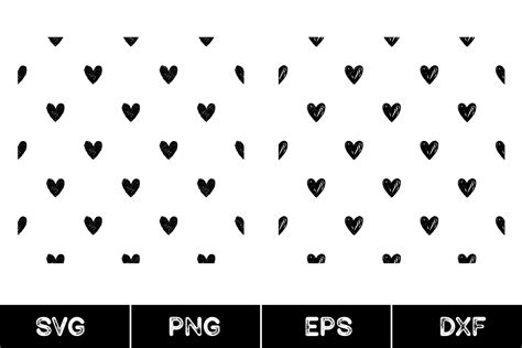 Seamless Heart Pattern, Svg Graphic by AnuchaSVG · Creative Fabrica