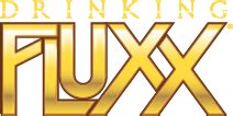 Drinking Fluxx Stacked Logo Looney Labs