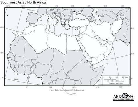 Blank Map Of Southwest Asia - Maping Resources