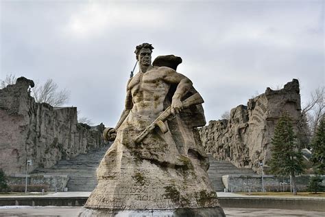 HD wallpaper: monument, mother, russia, soviet, stalingrad, urss ...