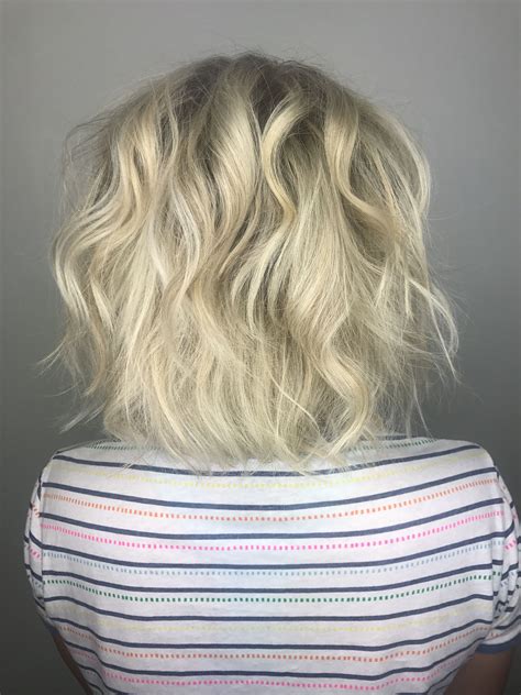 Rooted Blonde Bob