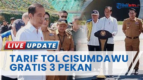 Tol Cisumdawu Yang Habiskan Rp Triliun Diresmikan Jokowi Tarif