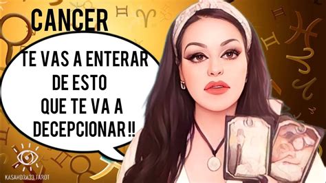 CANCER PRECAUCIÓN TE VAS A ENTERAR DE ESTOQUE TE VA A