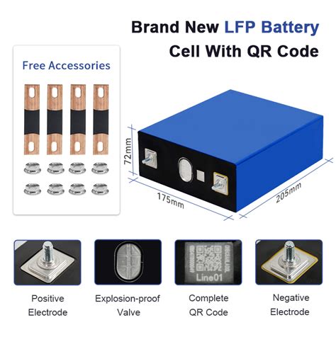 Ger Stock Exliporc 32v 280ah Lithium Battery Lfp Ddp 4pcs Lifepo4 Batteries Rept 280ah Lipo4