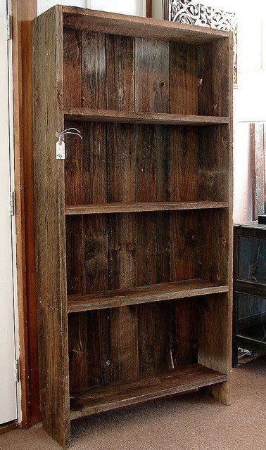 Vintage Reclaimed Rustic Barnwood Bookcase Book By Curiositync Barn