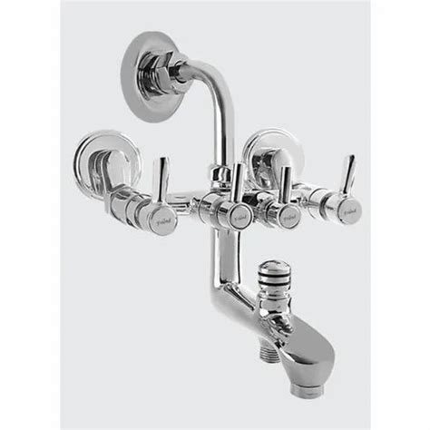 Friend Silver SK 15 Three In One L Brass Bend Mixer For Bathroom