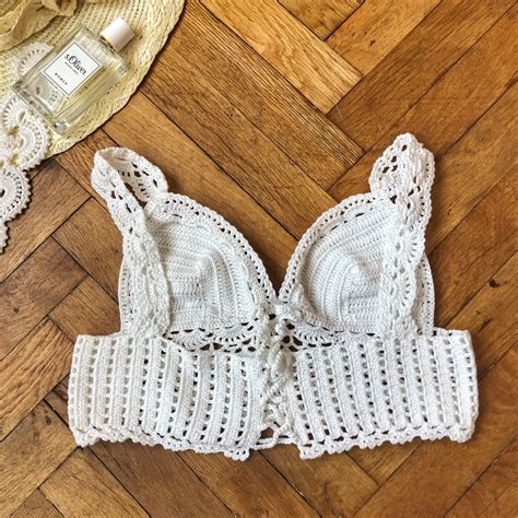 Crochet Top Bikini Top Crop Top Bralette Customize Etsy
