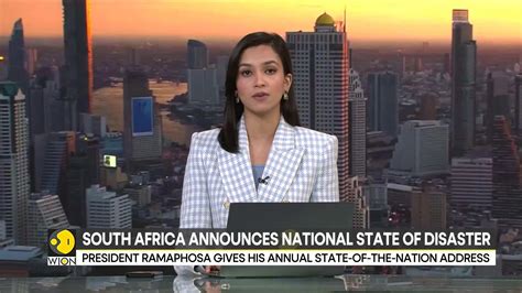 South Africa S President Ramaphosa Announces National State Of Disaster