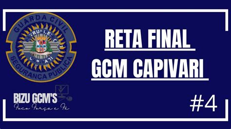 Reta Final GCM Capivari 04 YouTube