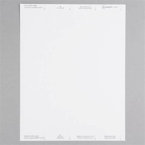 Avery 18667 Easy Peel 1/2" x 1 3/4" Clear Inkjet Printer Return Address