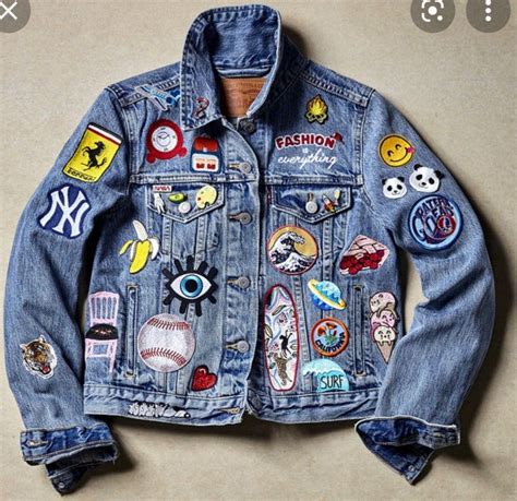 Pin By Kathleen Boehmig On Fashion Denim Jacket Patches Diy Denim Jacket Jean Jacket Diy