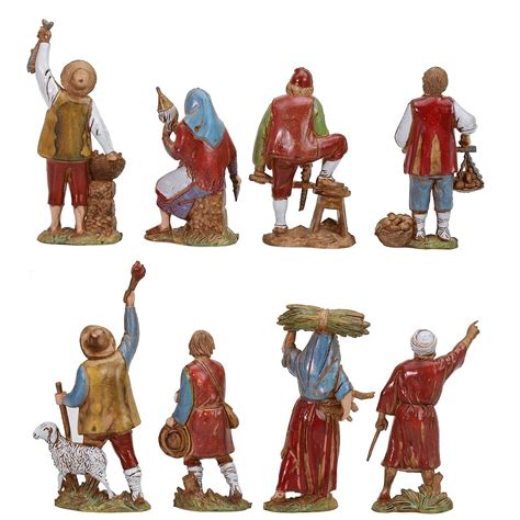 Set Statue Per Presepe Cm Landi Moranduzzo