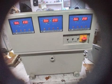 10kva Three Phase Air Cooled Servo Stabilizer For Industrial 340v At