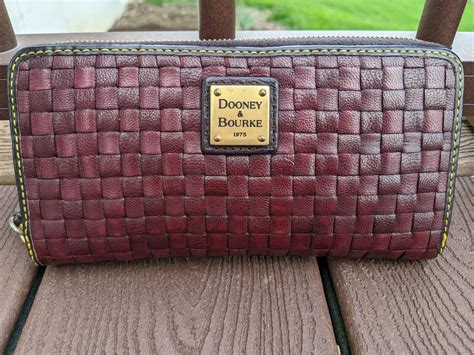 Dooney And Bourke Burgundy Wallet Factory Sale Bellvalefarms