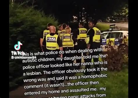 Watch Full Force Of The Law Group Of Uk Cops Arrest Autistic Girl For Lesbian Comment Daily