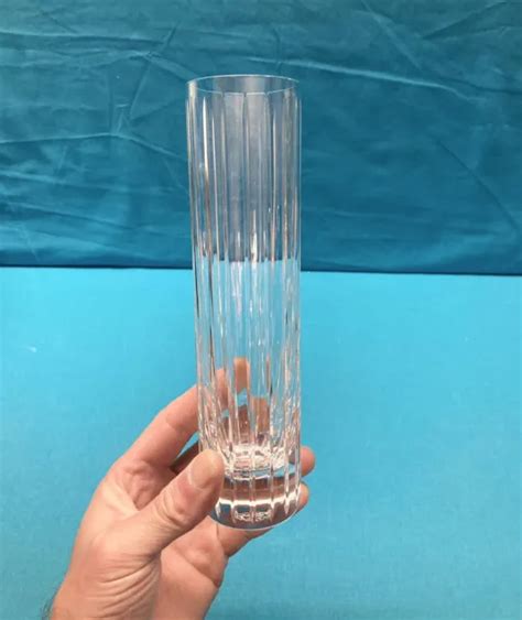 SOLIFLORE VASE SIGNÉ en cristal de BACCARAT modèle HARMONIE 20 cm fleur