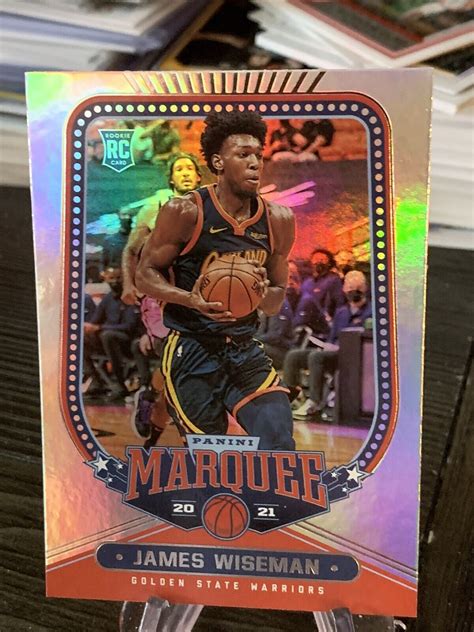 Panini Chronicles Marquee James Wiseman Rc For Sale