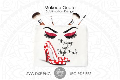 Makeup Bag Sayings Svg My Bios