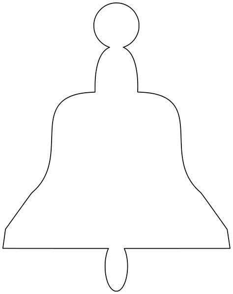 Shape Of Bell Free Printable Papercraft Templates